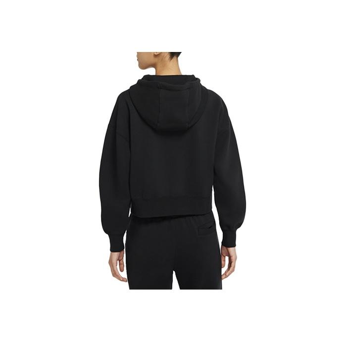 Jordan Flight Fleece Hoodie Pullover Women Tops Black CV7738-010