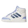 adidas Originals Drop Step Se Cuero Sintético Cordón Elástico Cómodo Versátil Antideslizante Caña Alta Zapatos de Skate para Niños Blanco Zapatos de Skate para Niños IH2182