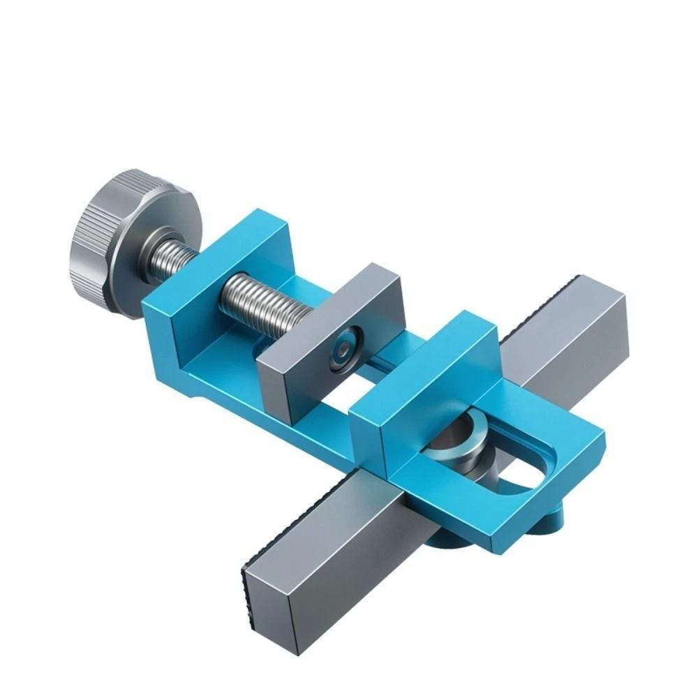 2 v 1 Polohovač pro instalaci dvířek skříněk s odskokem, děrovaná montážní šablona, instalace šatní skříně