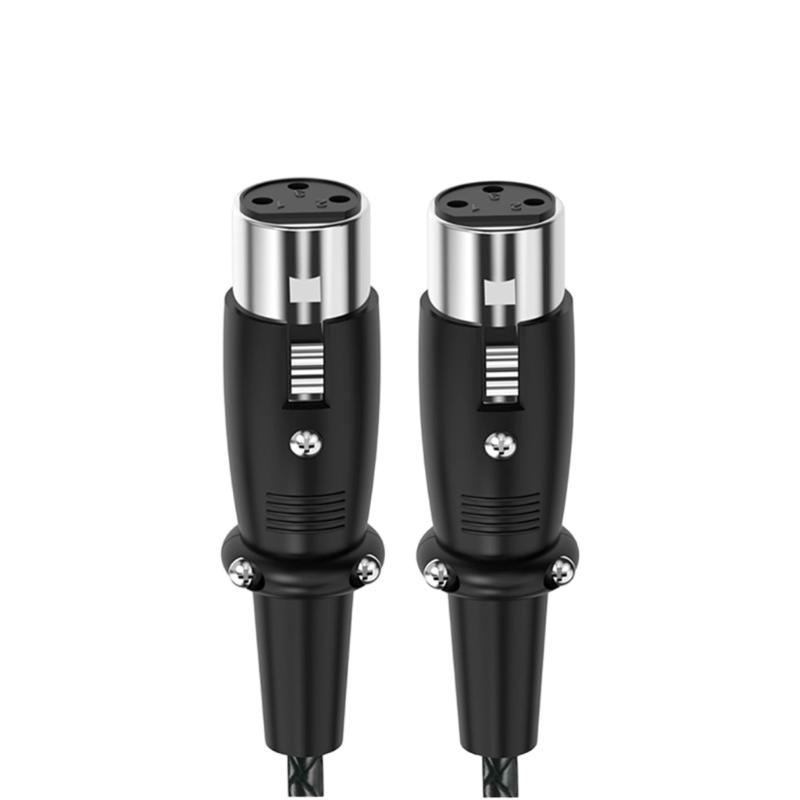 

3Pin Microphone Cable Female to Female Balanced Cord 3Pin Extension Cable for Microphone Recoding Studio Accessories