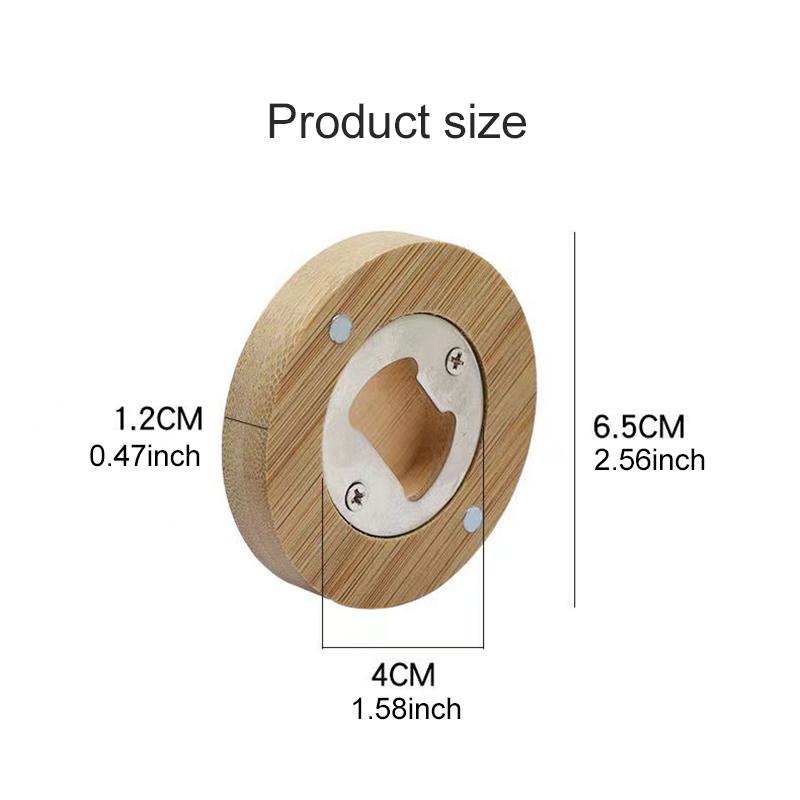 1~5pcs Bottle Opener Wooden Suitable for Bar Blank DIY Household Barware Tool Wedding Favors Bottle Opener for Guests TMZ