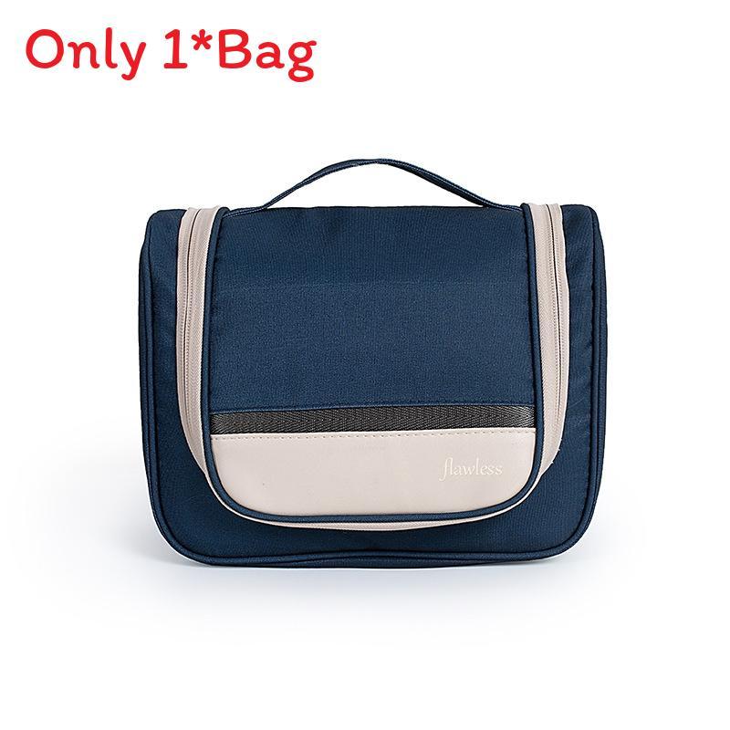 Travel Toiletry Bag With Wet And Dry Compartments For Men And Women