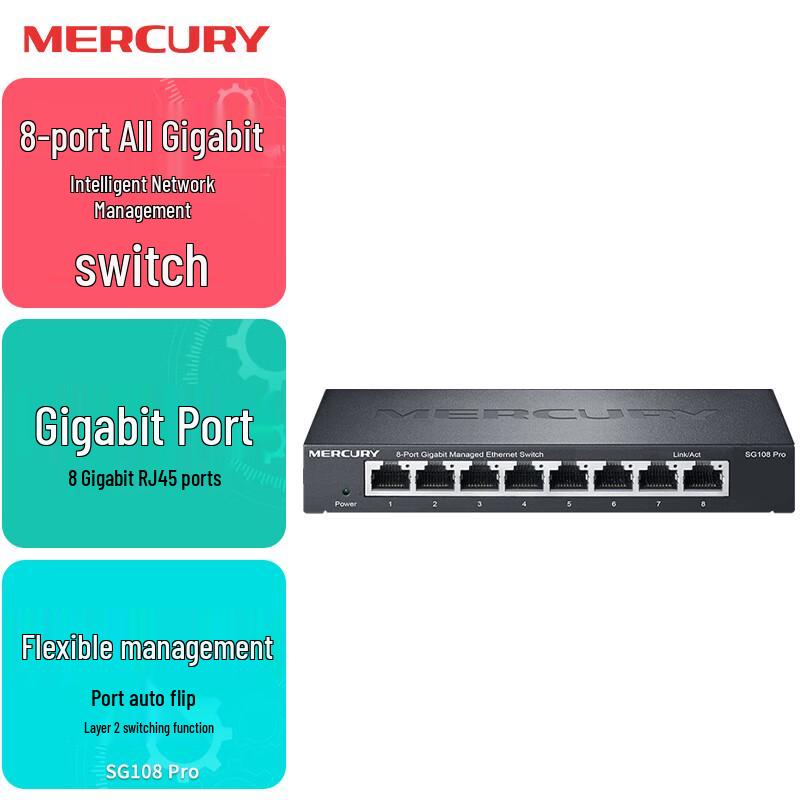

Mercury Ethernet Network Switches