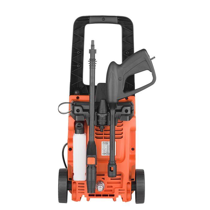 Black & Decker Black+Decker BXPW1400PE Nettoyeur Haute Pression Avec Patio Cleaner Et Brosse Fixe (1400 W, 110 Bar, 390 L/h) - 14118