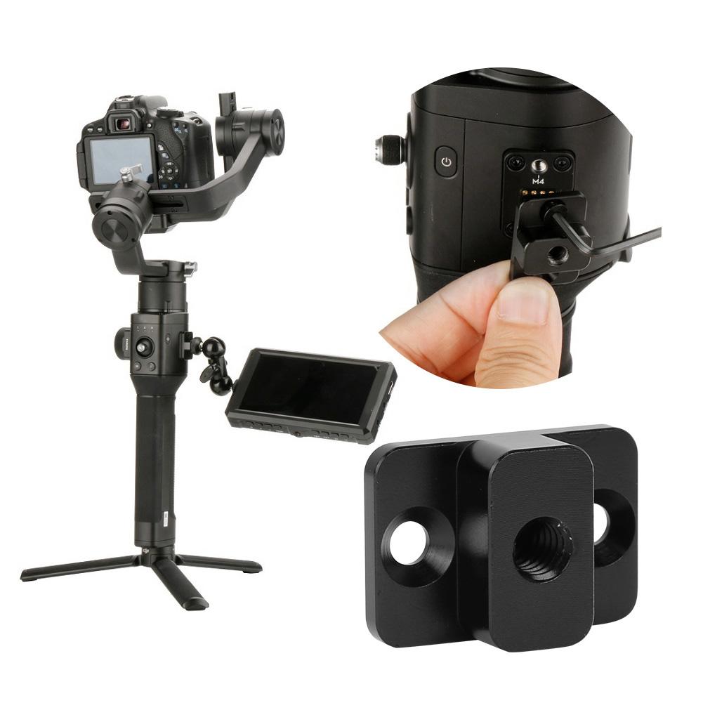 Portable Metal Extension Plate 1 4 Inch Screw External Monitor Mount for DJI RONIN S Gimbal