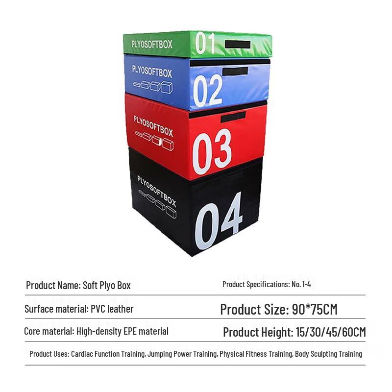 Tiger Wolf Vanguard Soft Plyometric Jump Box Set