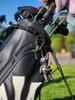 Voodoo Golfball-Teehalter | Neuartiges Schlüsselanhänger-Accessoire für Taschen | Geschenk für Männer | Passt für 3 1/4, 2 3/4 und 1 1/2 Tees (Schwarz)