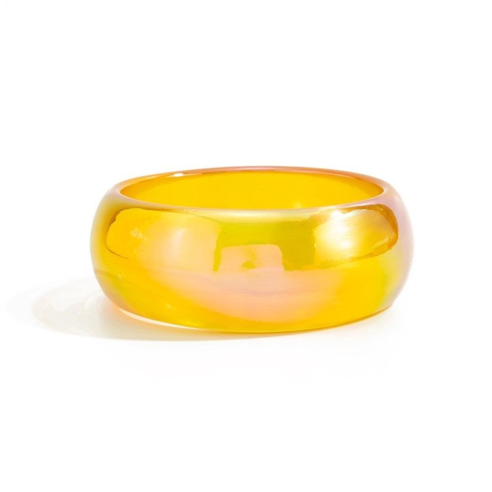 Unregelmäßige Geometrische Bunte Harz Armreifen Transparente Dicke Armreifen Trendige Laser Armbänder Geschenke