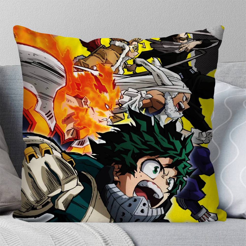 Anime My Hero Academia Pillow Case Square Pillow Bedroom Sofa Leisure Comfort Cushion Car Living Room Home Decoration