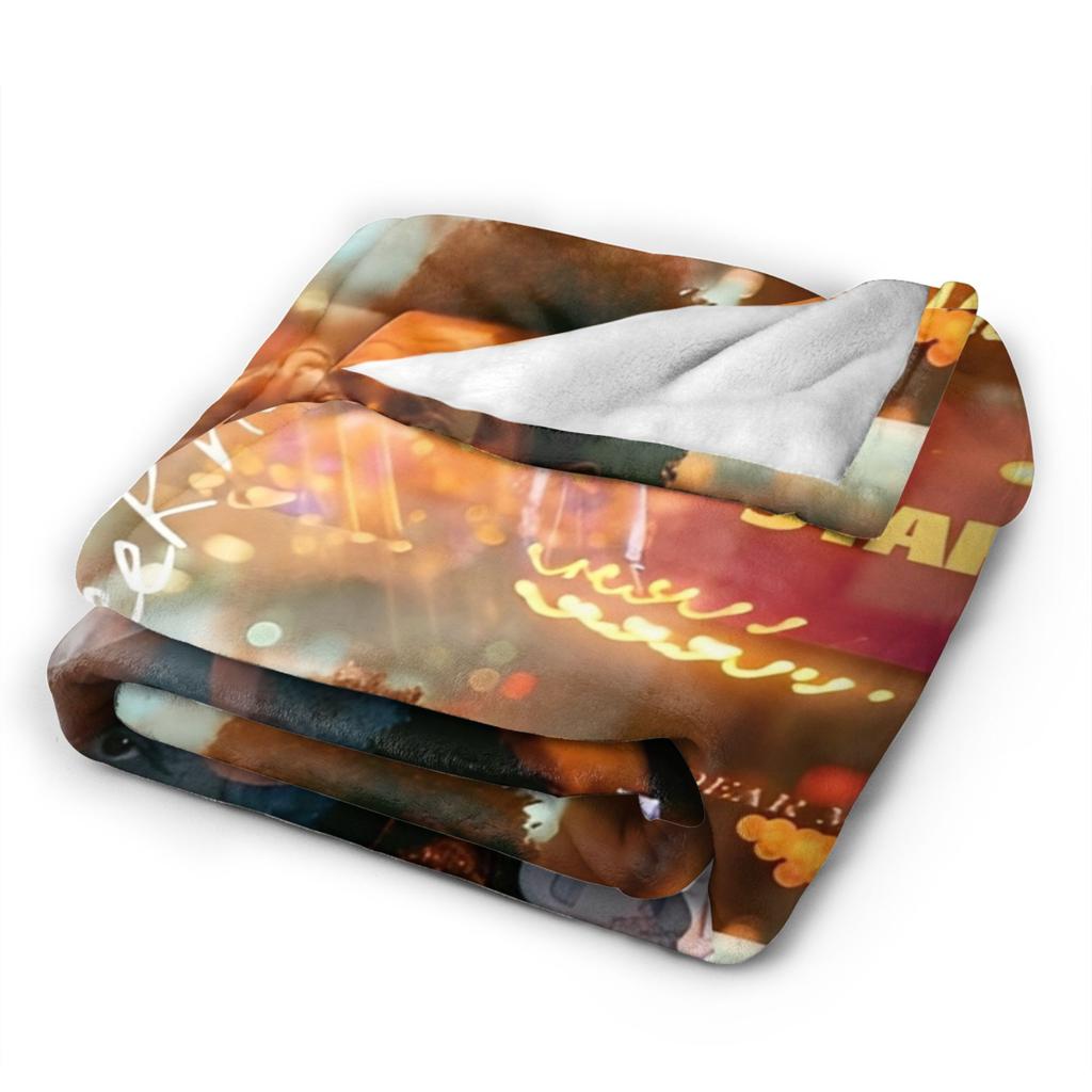 Wochenende Album Beeil dich Morgen Wurfdecke für Sofa Weiche Plüschdecke 50x60 Zoll Mehrgrößen Tagesdecke für alle Jahreszeiten