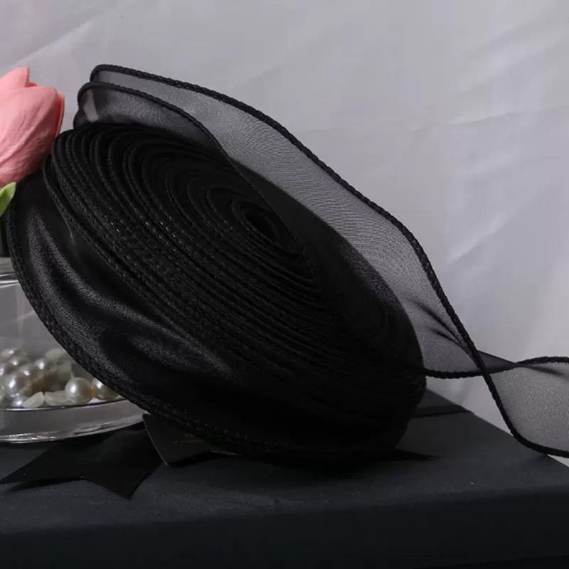Soft Ruffled Tulle Ribbon In Assorted Color For Baking Flower And Craft