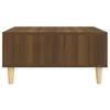  Coffee Table, Brown Oak, 60x60x30 Cm