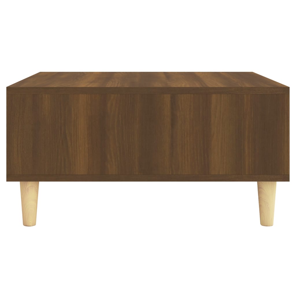  Coffee Table, Brown Oak, 60x60x30 Cm