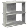 VidaXL 3-Tier Bookcase Concrete Grey 60x30x60 Cm Engineered Wood, Shelf, Book Shelf, Storage Shelf, 860250
