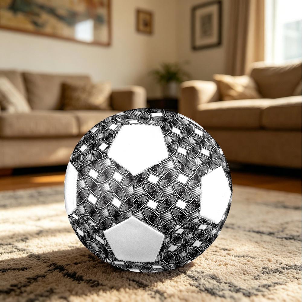 1pc Abstract Geometric Durable Soccer Ball/Football, Size 5, Perfect for Training, Entertainment And Competition,Gift yy26060631