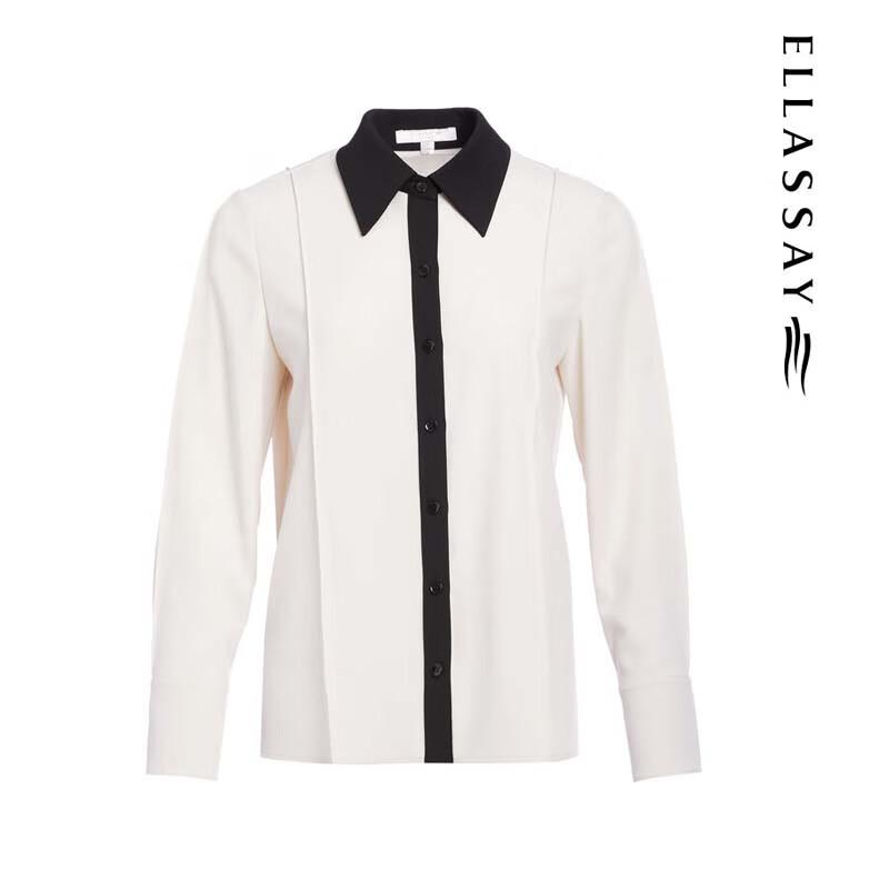 ELLASSAY Women's Elegant Lapel Shirt