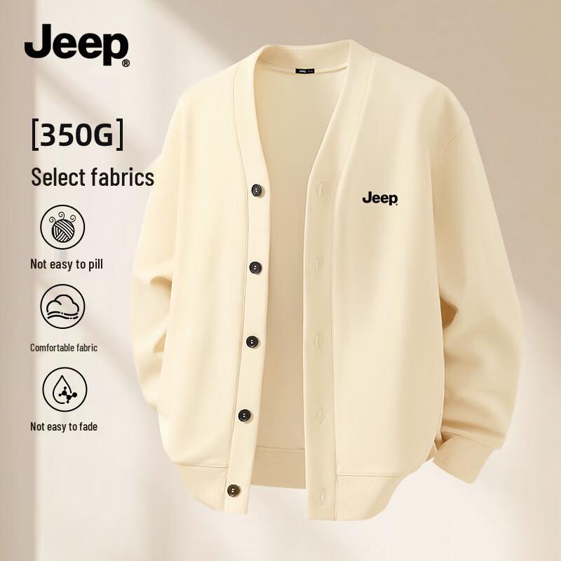 

JEEP Men s V-Neck Cardigan Sweatshirt 3XL