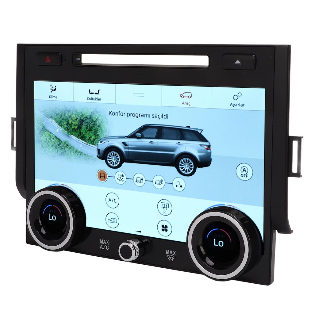 AC Panel 10in LCD Touch Screen with CD Slot Climate Control Panel Replacement for Land Rover Range Rover Sport L494