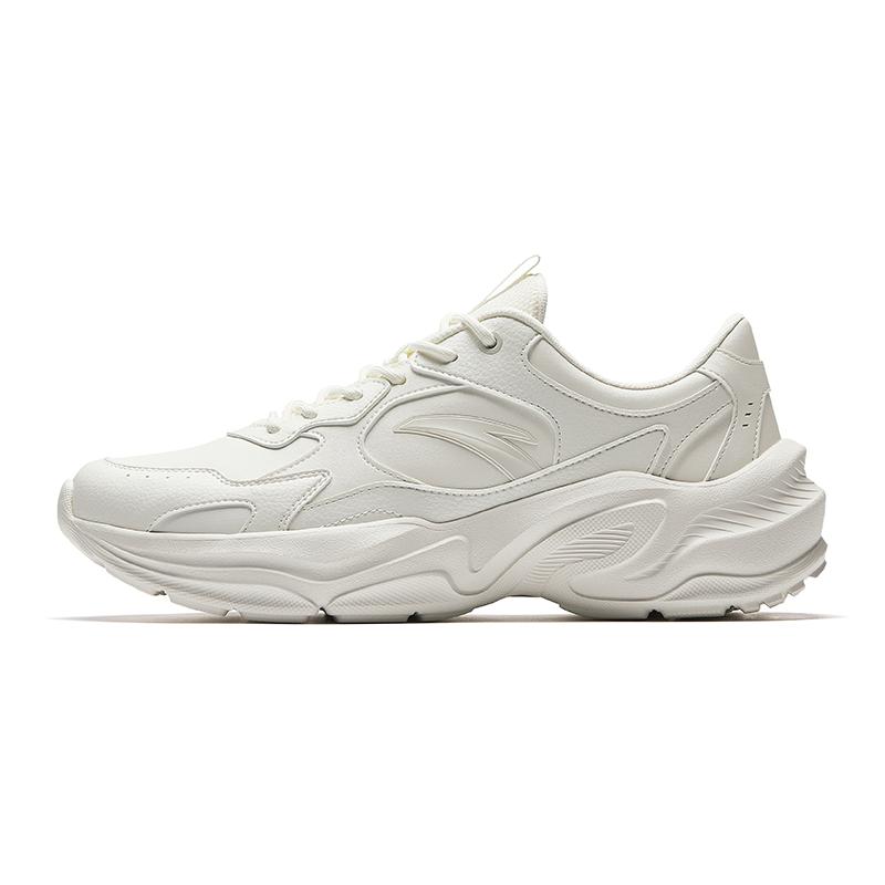 Anta Millennial Generation Slip Resistant, Abrasion Resistant, Breathable Low top Casual Shoes Men's Ivory White 912538826-8