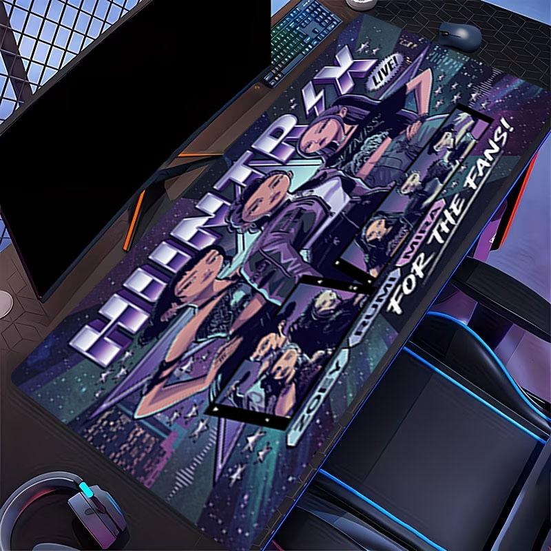 Podložka pod myš s potiskem KPop Demon Hunters, pro podložku pod klávesnici, podložka pro notebook PC pro kancelářské domácí použití, dekorace stolu, perfektní dárek k narozeninám pro hráče