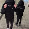 Same Trapstar Winter Back Embroidered Hooded Men's Down Jacket American Street Hip Hop Fashion Style