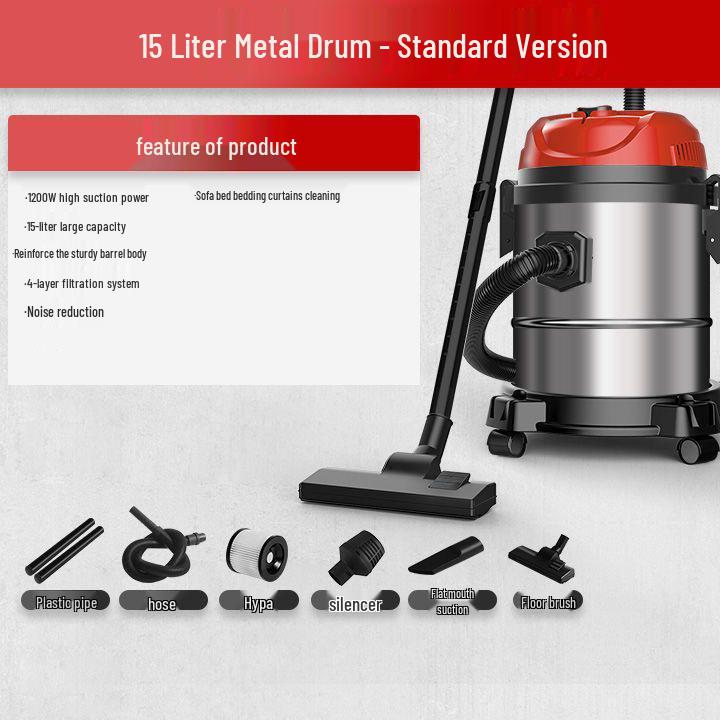 High-Power Cordless Vacuum: Compact, Strong Suction for Home, Car, Industrial Use, Automatic Dust Collection