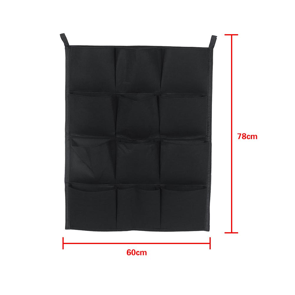Pocket Vertical Felt Garden Plant Grow Container Bags Wall Hanging Planter 12 Pocket 78*60CM