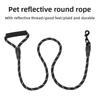 Pet Walking Rope With Reflective Circle Strip For Nighttime Dog Exercise