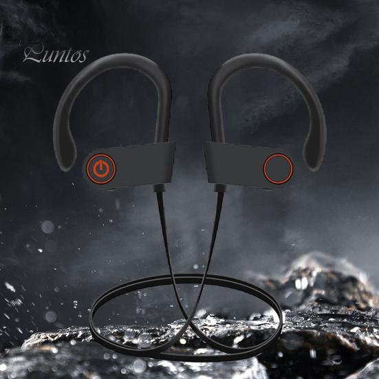 Wireless Sports Earbuds Waterproof Noise Cancelling HiFi Sound Ear Hook Bluetooth-compatible 5.0 Earphone