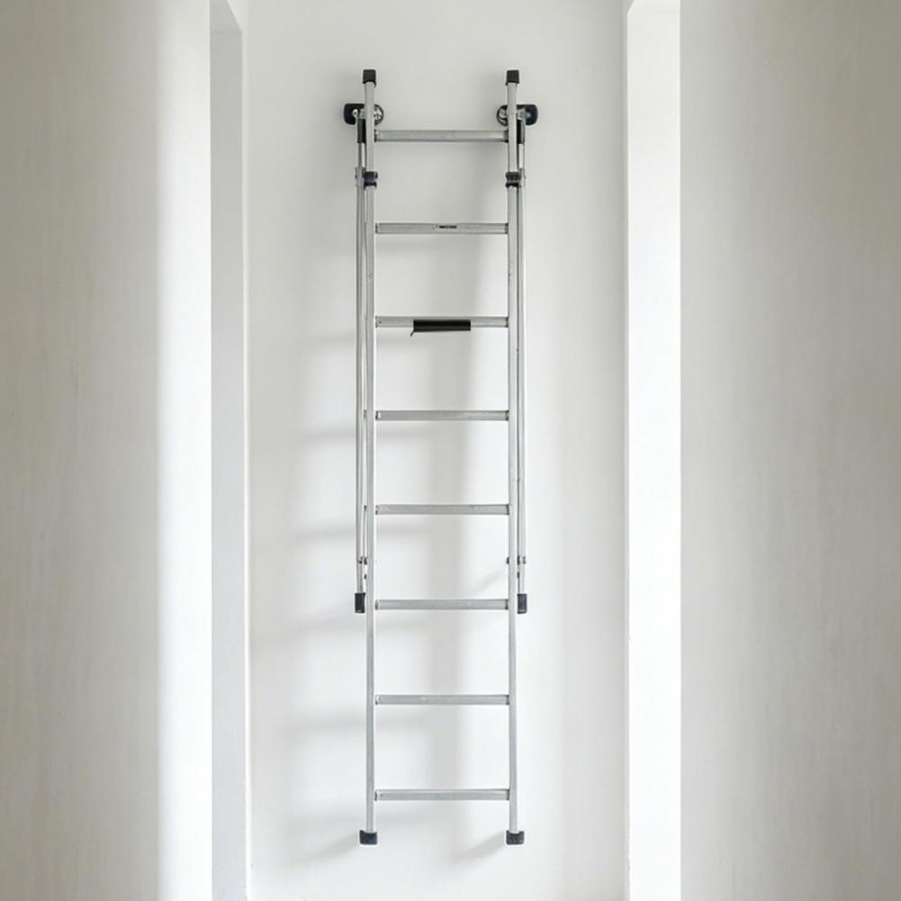 Reinforced Steel Ladder Hooks Telescopic Ladder Storage Rack Wall Mounted Hooks Steel Ladder Hooks with Protective Coating
