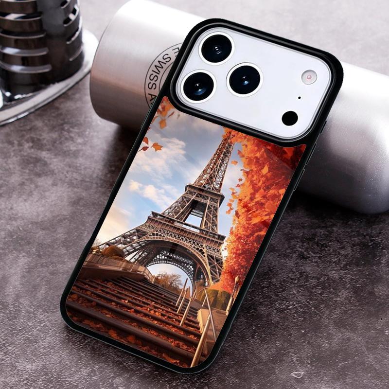 World Landmarks 1 Eiffel Tower France Phone Case For iPhone 17,16e,15,14,13,12,11,Mini,Pro,MAX soft Silicone Cover