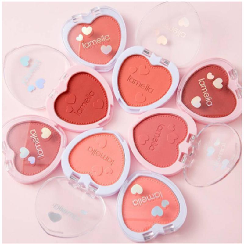 Soft Face Blusher Powder Cheek Rouge Nourishing Nude Makeup Brightening Complexion Repair