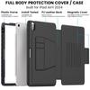 Case for IPad Air 11 13 2024 Rugged Full Body Protection PU and Plastic Hybrid Combo Cover for IPad Pro 11 13 Inch