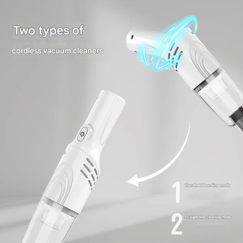 Portable Duals Use Vacuum Cleaners for Car and Home Strong Suction Cordless Design Multiple Brush Heads Vacuum Sweeper