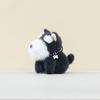 Schnauzer Cute Stuffed Animal Doll Keyring Pendant For Backpack And Car Decor