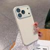 Large Window Camera Protection Silicone Case For iPhone 17 16 15 14 13 12 11 Plus Pro Max Solid Color Matte Shockproof Cover