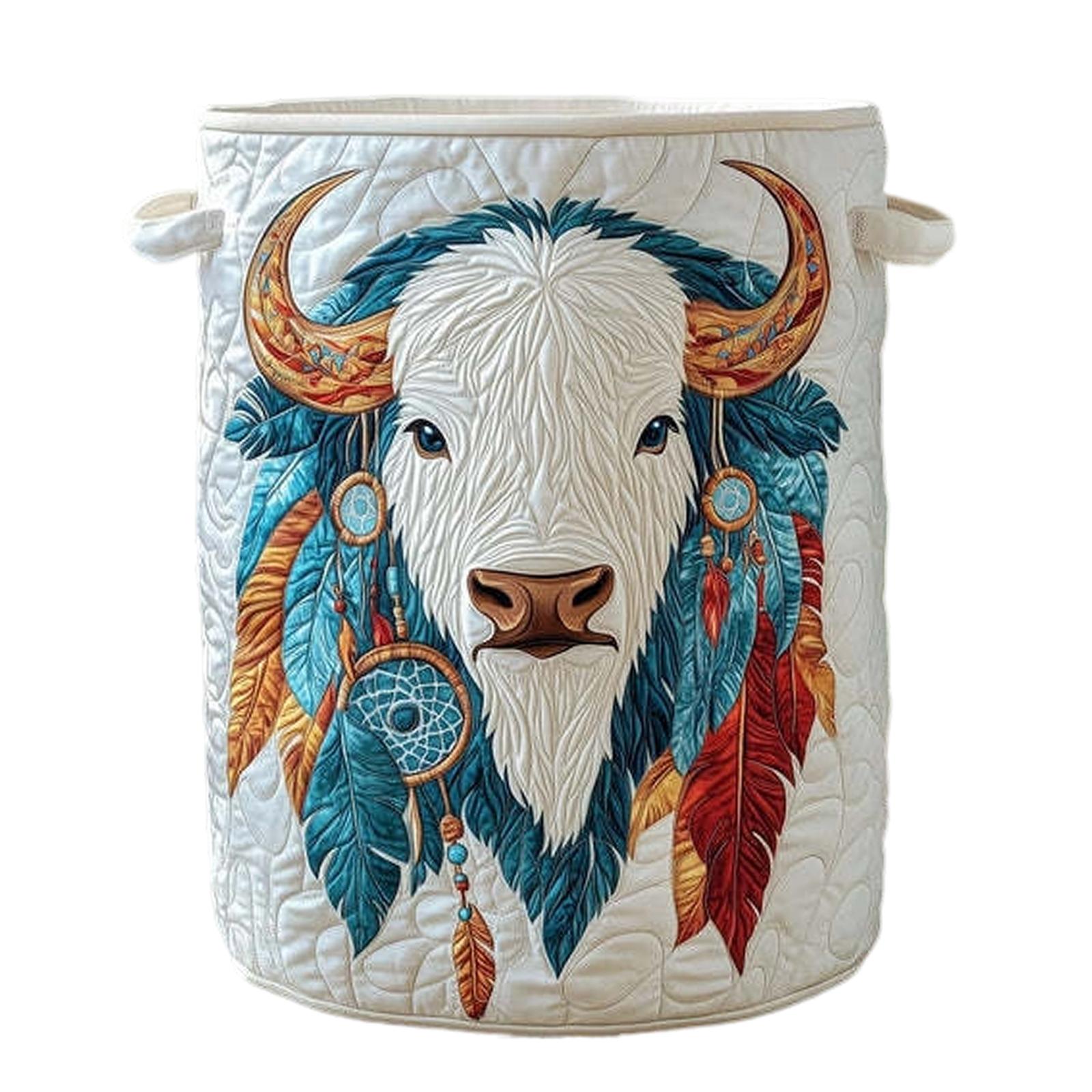 Round Laundry Basket Home Storage Basket Dirty Clothes Basket Storage Basket Fabric Storage Basket Large Capacity Storage One Size 2440₽