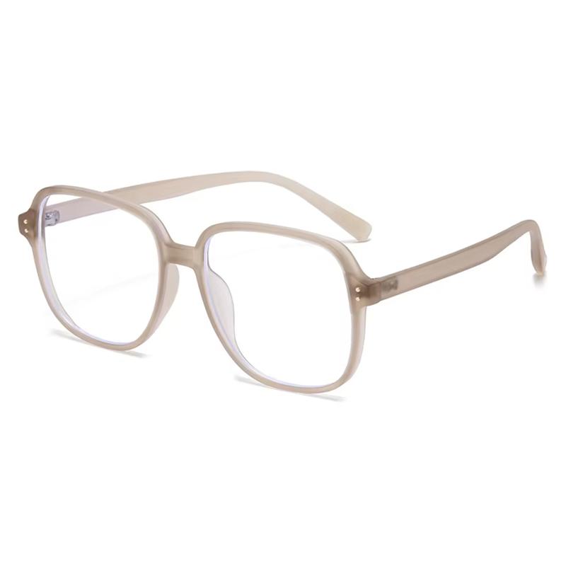 

Matte Tea Frame Oval Prescription Glasses Women Men Anti-reflective Anti Blue Rays Nearsighted/Presbyopic Spectacles Single Version&1.56&Anti Blue Ray