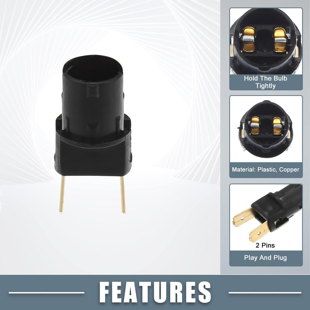 ABSOPRO Sidoblinkerslampa Sockelhållare Passar 161949111 161-949-111 161945367 Volkswagen Kompatibel Corrado 1990-1994 2-pack