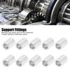 10Pcs Aluminum Alloy Spacer Round Unthreaded Standoff Support Accessories Outer Diameter 6mm