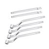 Kit de Suportes e Barras Laterais para Alforges de Motocicleta para Honda Suzuki Yamaha Kawasaki Prata