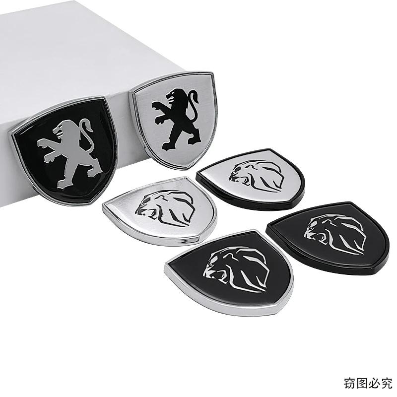 Distintivo Metallo Posteriore Baule Auto Emblema Laterale Carrozzeria Decalcomania per Peugeot 308 3008 307 207 208 508 108 306 406 4008 5008 408 301 Esterno