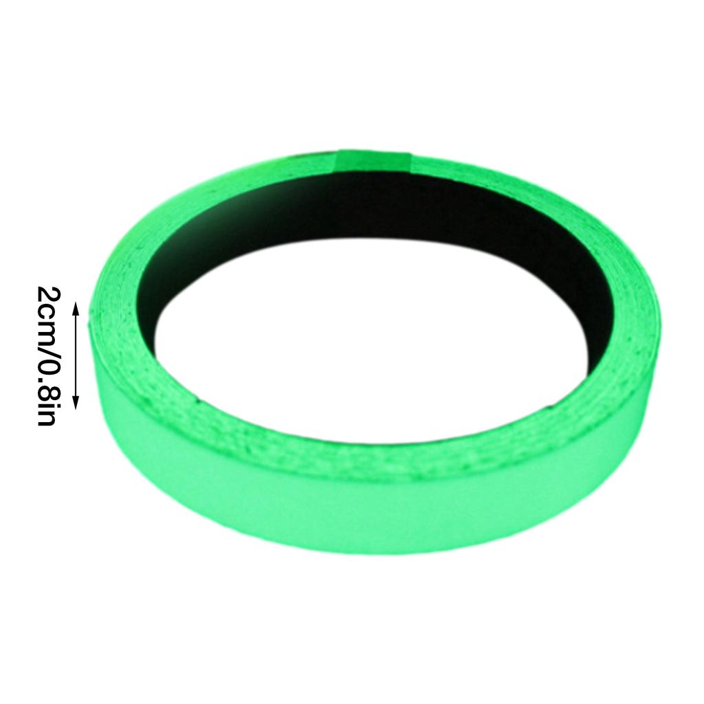 1cmx3m/ 5cmx5m Luminous Tape Stair Fire Warning Stickers Stage Green Fluorescent Anti-collision Warning Sticker Luminescent Tape