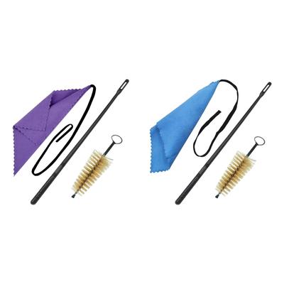 Set of 3 Clarinet Swab Cleaning Tool for Saxophone Inside Tube Accessories Multifunctional Cleaning Rod and Brush Wipping Cloth
