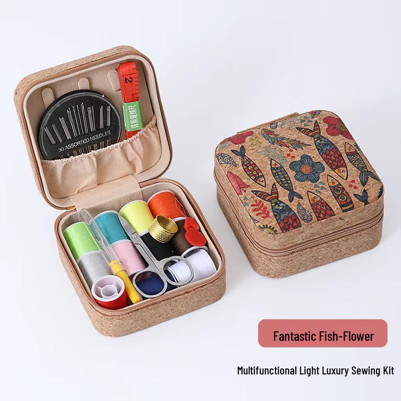Portable Needle and Thread Kit - Home DIY Sewing Tool Set, Household Sewing Box