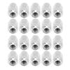 20PCS Lug Nuts Stylish Chrome Finish 12x1.5mm Radius Wheel Accessories Parts for Car Vehicle