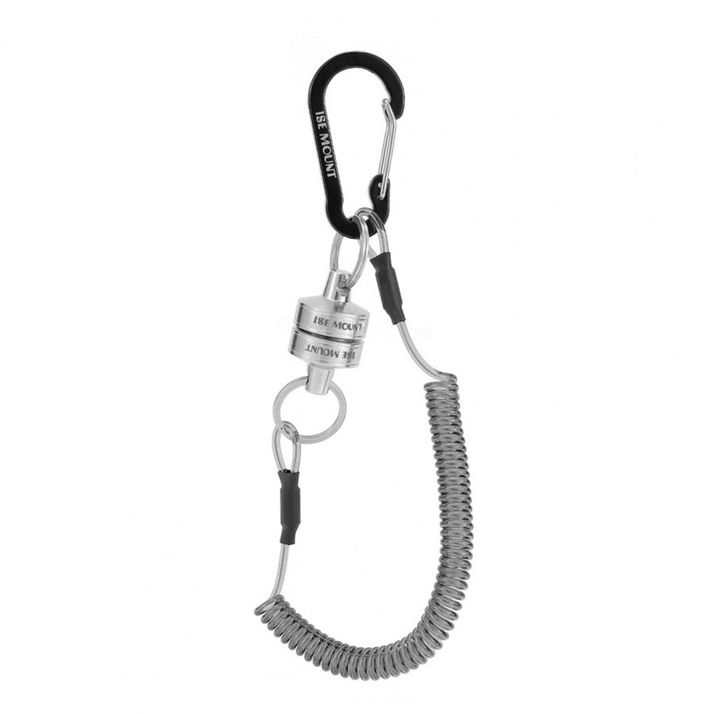Outdoor Fish-catching Tools: Strong Magnetic Buckle, Stainless Steel Magnetic Buckle, Lanyard, Magnetic Net Release Bracket