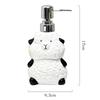 Cute Little Sheep Ceramic Hand Wash Liquid Bottle Toilet Shower Gel Detergent Press lotion Bottle shower shampoo dispenser