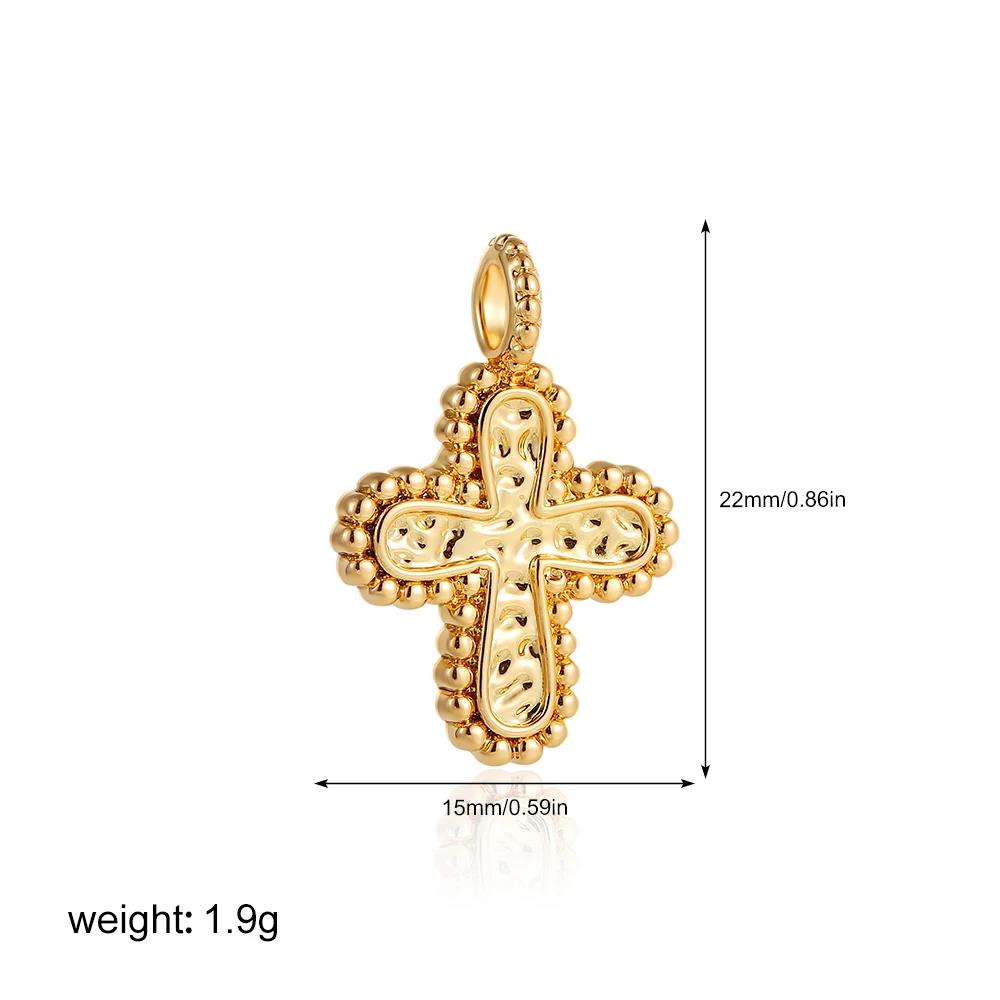 Stainless Steel Moon Star Sun Evil Eyes Pendant DIY Necklace Bracelet for Women Gold Color Mini Charms Jewelry Accessories