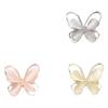 Sweet Camellia No-Piercing Magnetic Butterfly Earrings for Women